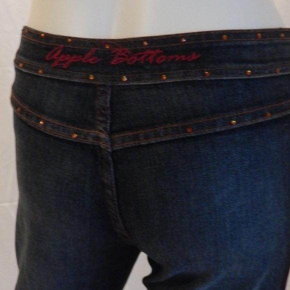 Apple Bottoms SIZE 2  DESIGNER HOT JEWELED JEANS - Picture 11 of 11